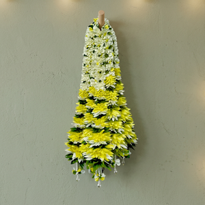 Guirlande de fleurs artificielles Dhol Ladi en plastique, fabriquée à la main, écologique, vente en gros, modèle AFF-Garland-6.3 Rs.1800/10pcs - Product Image 3