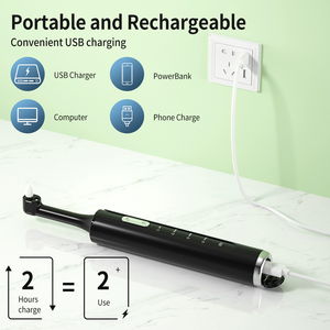 Le nouveau dispositif de blanchiment des dents de polisseur de dents électrique Rechargeable de ménage élimine le tartre et le nettoyant de dents de plaque <span class=keywords><strong>dentaire</strong></span> - Product Image 5