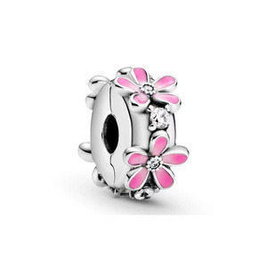 Pendentif DIY Panjia en argent S925, perle marguerite, couronne antidérapante, boucle lettre d'amour, accessoires pour enfants en argent sterling - Product Image 4