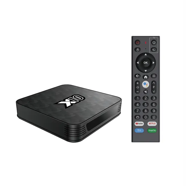 8K Video Media Player Quad Core X10 Set-top Box Allwinner H313 2GB RAM 8GB ROM Wifi 6 X Player Android 10 TV Box Factory Price