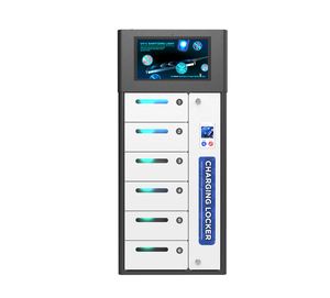 Stasiun pengisi daya ponsel Ultra tipis baru PD20W ZEN Pro loker ponsel pengisi daya luar ruangan <span class=keywords><strong>PL</strong></span>-ZN6A-Y2 gembok telepon keamanan tahan air - Product Image 2