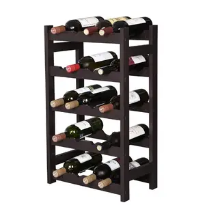 New CNLF hot sale convenient bottle hanging wine glass storage rack On the ground