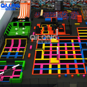 Parques temáticos <span class=keywords><strong>para</strong></span> niños, Plan de <span class=keywords><strong>negocios</strong></span> comercial, parque de trampolín pequeño <span class=keywords><strong>para</strong></span> interiores con campo Ninja - Product Image 2