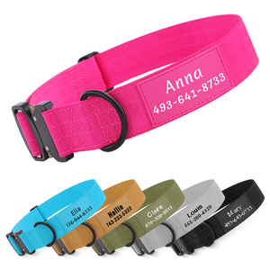 Nhà sản xuất sản phẩm thú cưng, vòng cổ chó bằng cao su trơn, có thể tùy chỉnh, với khóa kim loại chắc chắn để huấn luyện - Product Image 1