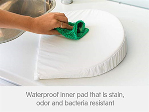 <span class=keywords><strong>Cuna</strong></span> Portátil <span class=keywords><strong>para</strong></span> Bebé, Almohada en Forma de <span class=keywords><strong>Cuña</strong></span>, Rellena de Espuma, Antibacteriana, Acogedora <span class=keywords><strong>para</strong></span> Uso Doméstico - Product Image 4
