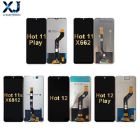 Écran tactile TFT XJ pour téléphones Tecno Infinix Smart/Spark/Hot/Camon/Note/Pop (>7 pouces)