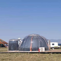 Maison à bulles transparente tente en polycarbonate prix d'usine hôtel hébergement camping
