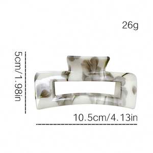 Lot de pinces à cheveux rectangulaires faites à la main pour l'été, motif personnalisé, style mignon, cerises, pour femmes - Product Image 5