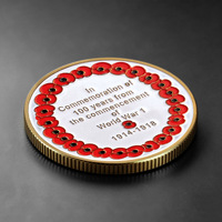 Moneda Conmemorativa de la Primera Guerra Mundial - Moneda de Hierro para Bodas y Cumpleaños