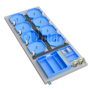 Équipement de système de pisciculture ras, système d'aquaculture pisciculture, aquarium pour le poisson-chat et le tilapia - Product Image 1