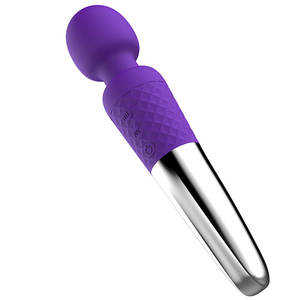 8 Geschwindigkeit 20 Frequenz Vibration Vibrator Zauberstab Fee Mini USB Wiederauf lad bares Ems Mikrofon Großer Zauberstab Vibrator Sexspielzeug - Product Image 5