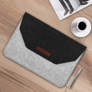 WJ-897 nouvelle tendance gris réutilisable taille personnalisation changement fichier <span class=keywords><strong>carte</strong></span> stockage travail ordinateur portable ordinateur feutre sac - Product Image 3