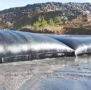 PP personalizzato miniera fanghi di disidratazione tubo geotessile Geo contenitore per frangiflutti terrapieno Cofferdam fiume molo - Product Image 6
