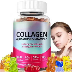 Productos de belleza Suplementos de colágeno Pqq L-glutatión Vitamina C Gummy para blanquear la piel y lucir más joven - Product Image 3