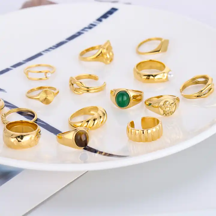 Nina Little Finger Ring - Ritvi Jewels | The art of Jewels