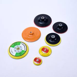 Offre Spéciale : Disque de Polissage Abrasif Rond Rouge de 4,5'' à Fixation Auto-agrippante, Haute Dureté, pour <span class=keywords><strong>Voiture</strong></span>, à Utiliser avec Meuleuse d'Angle - Product Image 1