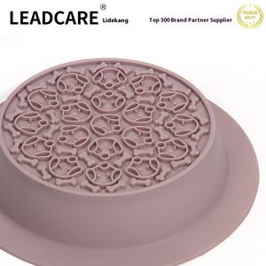 ODM&amp;OEM Eco-Friendly Silicone Pet Bowl Anti-Choking Anti-Slip Slow Eatmeal <strong>Dog</strong> and Cat Bowl for Outdoor Use - Product Image 4