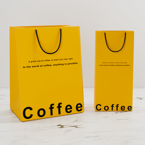 <span class=keywords><strong>Set</strong></span> Premium di Imballaggi Gialli Monouso per Caffè - Bicchieri da Asporto, Contenitori per <span class=keywords><strong>Pranzo</strong></span> e Sacchetti di Carta per Caffetterie e Ristoranti - Product Image 4