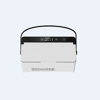 Estuche Refrigerador de Viaje para 12 Ampollas de 3ml, con Batería Recargable USB, Mini Congelador Médico para Auto, Refrigerador Compacto para Péptidos y Maquillaje