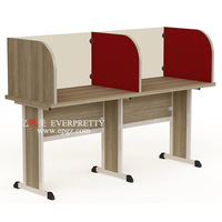 Table d'ordinateur de bureau durable, modèles en bois faciles à assembler pour l'utilisation d'ordinateurs