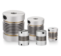 Accouplement à soufflet en alliage d'aluminium LK6 à couple élevé pour servomoteur, vis mère et encodeur