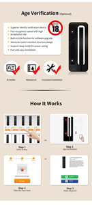 Mini distributeur automatique <span class=keywords><strong>de</strong></span> tabac mural numérique avec vérification d'âge, sur pied, pour mini-produits - Product Image 6