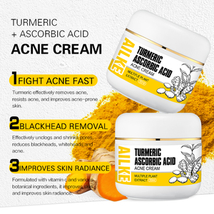 AILKE Etiqueta Privada eliminación de pápulas antiacné cúrcuma cara orgánica mejor crema antienvejecimiento para mujeres - Product Image 3
