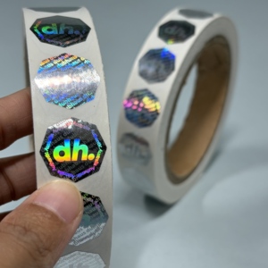 Bán Hot <span class=keywords><strong>Hologram</strong></span> Stickers an Ninh Nhãn trong suốt Hot Bán tùy chỉnh thiết kế PVC không thấm nước OEM dính Sticker quà tặng & Craft - Product Image 6