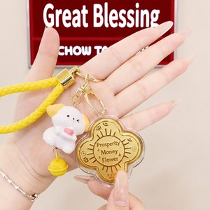 Llavero con Colgante de Oro Puro 999 Personalizado, Amuleto de Oro de 24K para Regalos Corporativos de Lujo - Product Image 4
