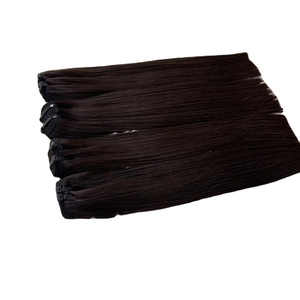 Extensions de cheveux humains vierges vietnamiens couleur naturelle, lisses comme des baguettes, à pointe adhésive, 100 % cheveux humains vierges, prix de gros - Product Image 1