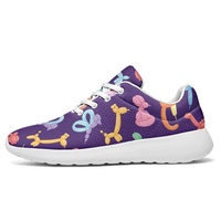 Chaussures de golf formelles personnalisées à motif patchwork, baskets respirantes en maille, design personnalisé, légères, pour la marche quotidienne printemps/été