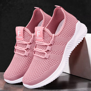 Zapatillas Deportivas Casuales para Mujer, para Todas las Temporadas, Ligeras, Transpirables, con Malla, Tacón Plano, para Uso Diario - Product Image 1