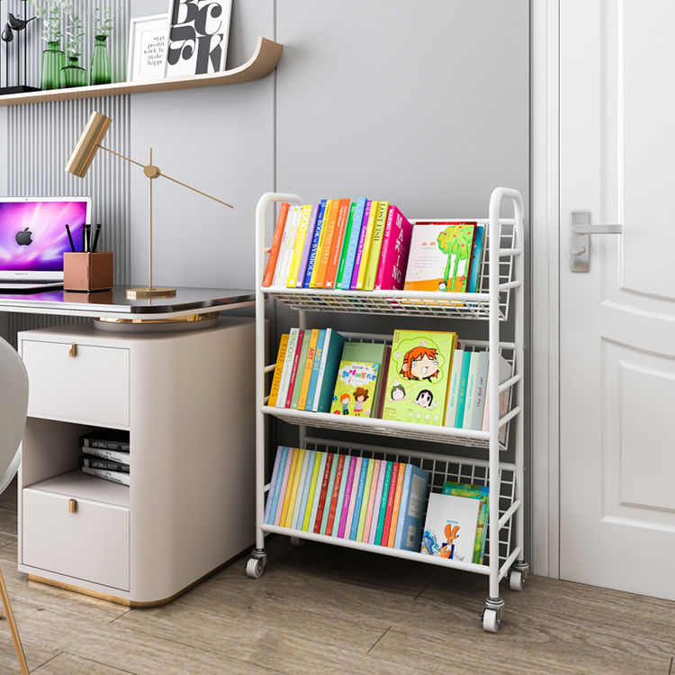 Простая Организация складной 4-секционный измельчитель для специй с книжная полка портативный Стеллаж для хранения для гостиной