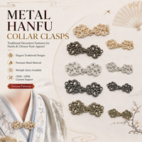 Bouton Cloisonné Nuage de Couleurs pour Col de Robe Cheongsam, Accessoire de Vêtement Fait Main, Garniture Décorative HANfu, Boucle Métallique