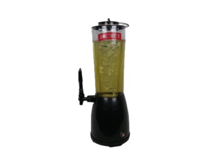 Dispensador de Bebidas Portátil TR de Acero Inoxidable y Vidrio de 2.5L con Enfriamiento por Hielo y Reproductor de Música para Fiestas - Product Image 3