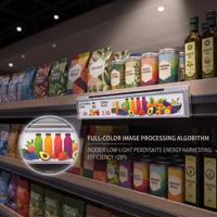 Étiquette d'étagère électronique couleur ultra-longue de 18,56 pouces, 400x3200, alimentée par énergie solaire Perovskite, ESL BLE sans fil, mise à jour en un clic