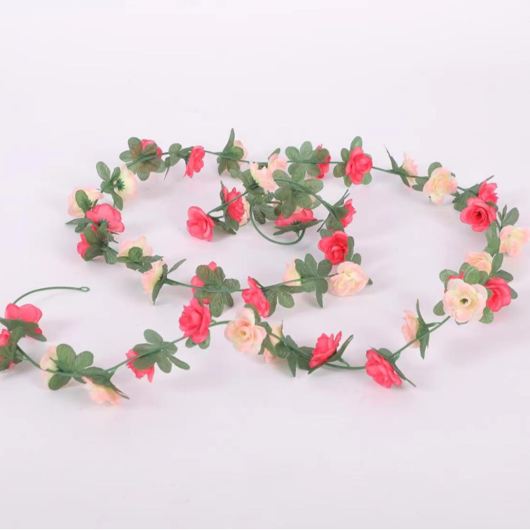 45 têtes de roses rose clair et bicolores