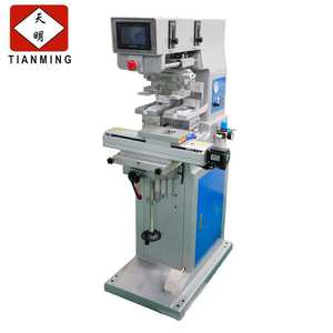 High Quality New Semi Automatic 2 Colors Pneumatic Pad <b>Printing</b> <b>Machine</b> for Small Plastic Shells and Label <b>Printing</b> - Product Image 2
