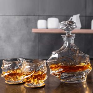Vaso de cristal <span class=keywords><strong>Calypso</strong></span> 9258DOF, Juego de vasos de whisky de 10,9 oz, vasos de cristal de chupito sin plomo para regalos - Product Image 5
