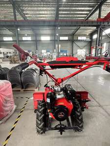 Machine de faucheuse automotrice pour mini fermes cultivateur à main pour riz blé sorgho herbe fraise alimenté par tracteur - Product Image 2