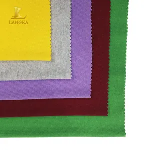 Langka批发高品质联锁100% 棉polo衫皮克针织面料