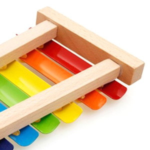 <span class=keywords><strong>Xylophone</strong></span> à 8 notes, 8 notes colorées arc-en-ciel, instrument de percussion en bois <span class=keywords><strong>chromatique</strong></span> pour enfants et tout-petits - Product Image 3