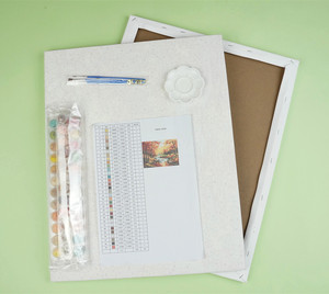Kit di Pittura a Numeri E-9631, Dipinto a Olio di Paesaggio, Decorazione Murale e per Mobili - Product Image 3
