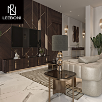 Lit simple moderne et léger de haute qualité Mobilier de chambre à coucher Tête de lit haute Lit king size de luxe double