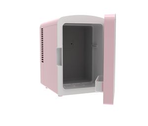 Mini Refrigerador de 5L con Sistema de Enfriamiento Termoeléctrico y Espejo de Maquillaje LED de 3 Niveles con Luz Bloqueable, Alimentación CA/CC, 18x25x26.5 cm - Product Image 3