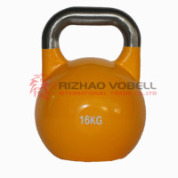 Ensemble de kettlebells de compétition en fonte de haute qualité