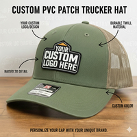 Casquettes de camionneur personnalisées en PVC avec logo en caoutchouc, fabrication professionnelle, vert, Gorras Mesh Richardson 112 Style