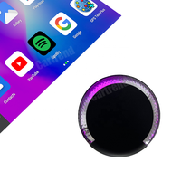 Auto HD MI Video adapter YouTube Netflix Streaming TV-Box Umgebungs licht LED Wireless Android Auto Dongle für OEM Wired CarPlay