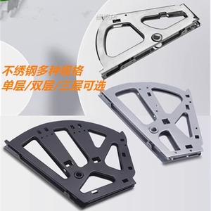 Shoe Rack Connector Stainless Steel <b>Bracket</b> Thickened Durable Flip Top Support for Shoe Cabinet Modern Simple Design - Product Image 2