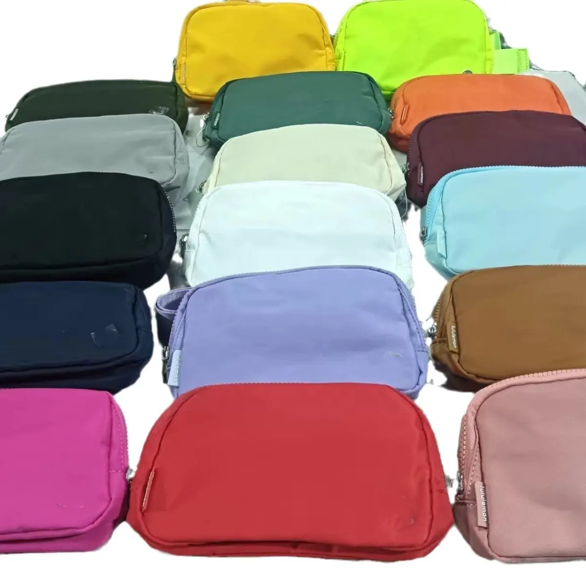 Lulu bel paketi 1L spor çantası spor Yoga çantası her yerde cep telefonu çantası